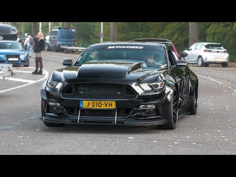 FORD MUSTANG Compilation | LOUD V8 Sounds, Drift FAIL, Accelerations, Slides, Flames, ...