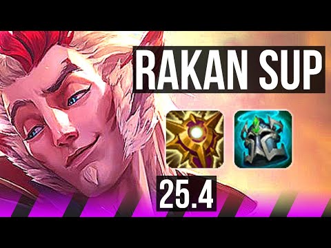 RAKAN & Xayah vs TAHM KENCH & Jhin (SUP) | 1/2/20 | EUNE Grandmaster | 25.4