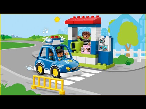 YouTube thumbnail: Lego Duplo Police Station [10902] and Lego Duplo Police Bike [10900]
