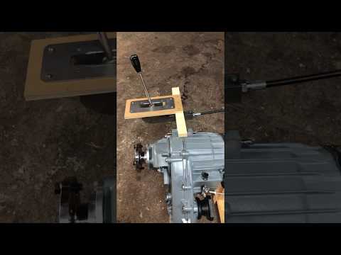 JB Custom Fabrication Cable Shifter Installed on NP241 Transfer Case