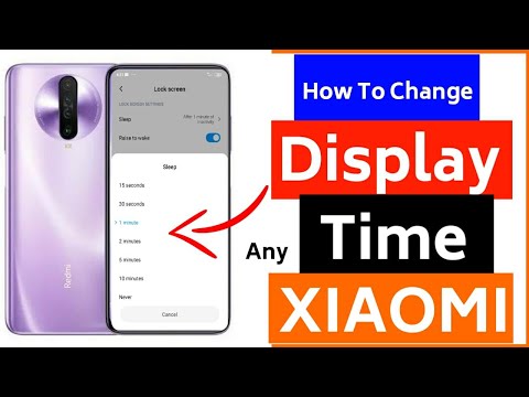 How to Change Display or Screen Time in Any Xiaomi, Redmi 5, 6, 7, 8, 9 Pro, Poco F1, X2, M2, Phones