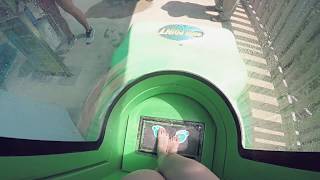 NEW FOR 2018 Adventure Island Tampa Bay Water Slide VANISH POINT PREVIEW POV!!!