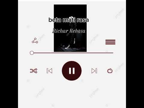 beta mati rasa - Richar Rehata