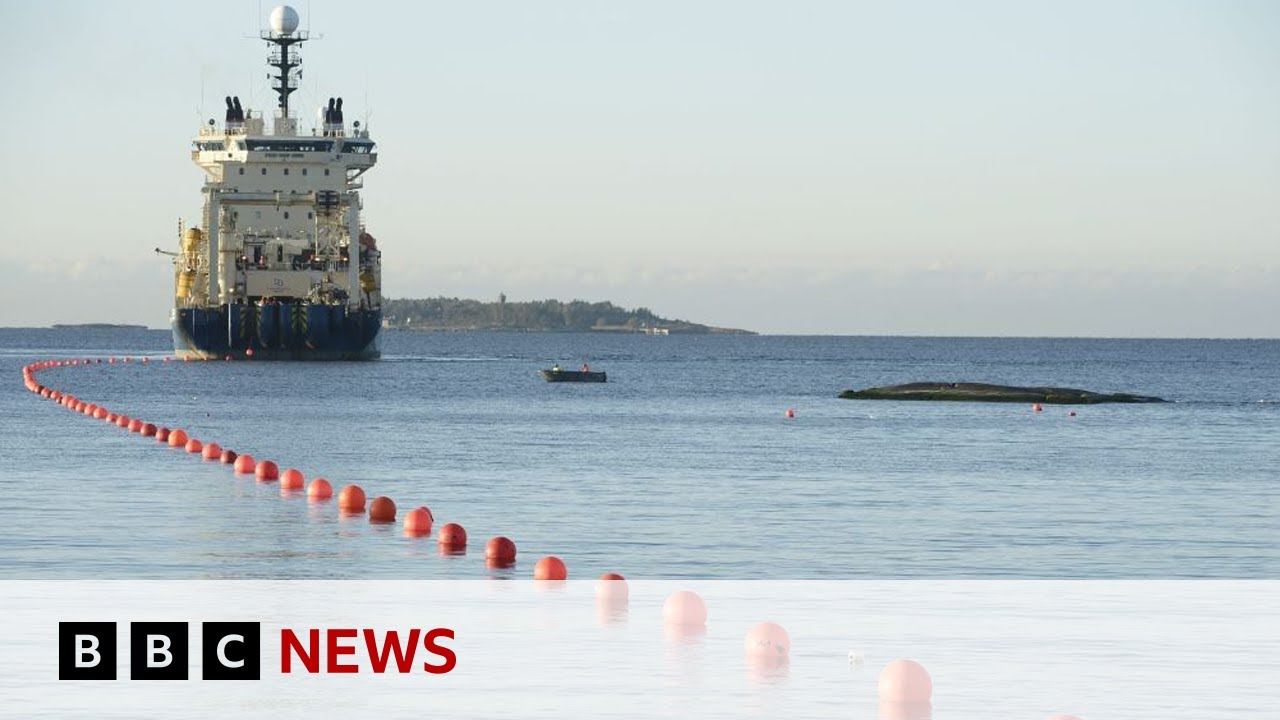 Germany suspects sabotage behind severed undersea cables | BBC News