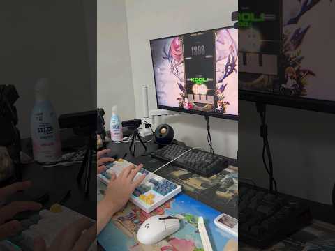 키보드 테스트 하면서 신난 사람 (한성 TFG Magnetox XL Raw he 40g 테스트) #djmax