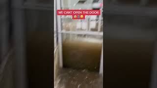 The aftermath of a massive gym flood