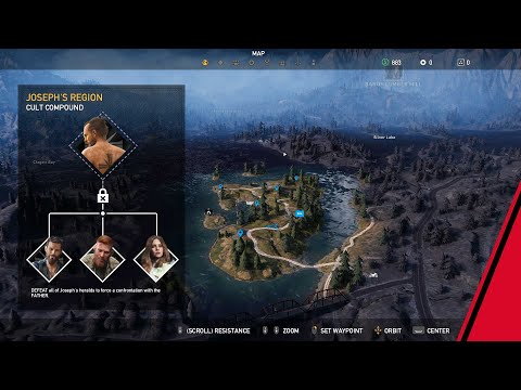 Far Cry 5 Map Screen Theme Song 1 | ( 60fps )