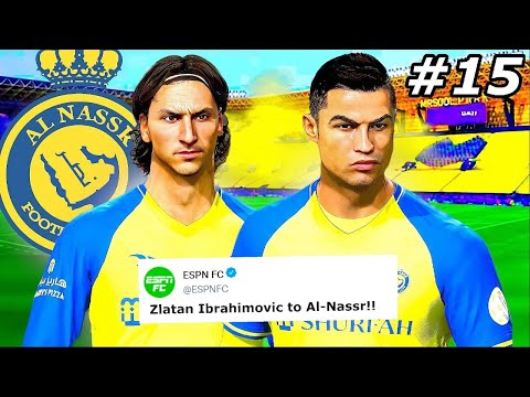 Zlatan teams up with Ronaldo at Al-Nassr...