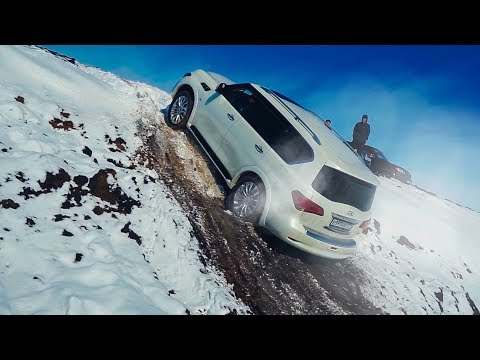 Поспорил INFINITI QX80 против УАЗов , TOUAREG и TOYOTA PRADO 150!