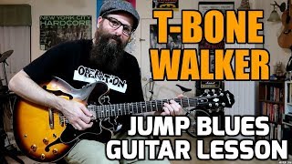 Rhythm Style of T-Bone Walker - Guitar Lesson w/tabs