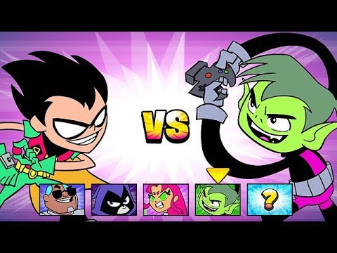 Teen Titans Go! - Jump Jousts - Goku-Robin Activated [Cartoon Network Games] Video