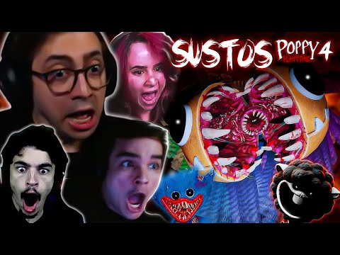 The biggest scares streamers got while playing Poppy Playtime: Chapter 4!!!