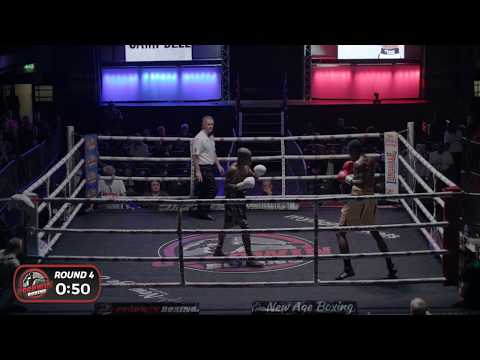 Both boxers knocked down!    JUSTIN MENZIE v CHAVEZ CAMPBELL - 28th September 2019