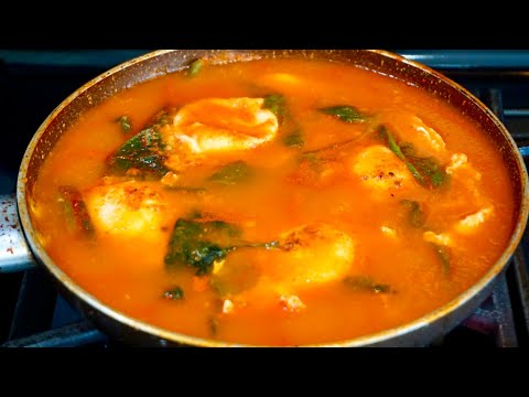 ¿Tienen huevos? Hagan este desayuno HUEVOS AHOGADOS CON ESPINACAS riquísimos.