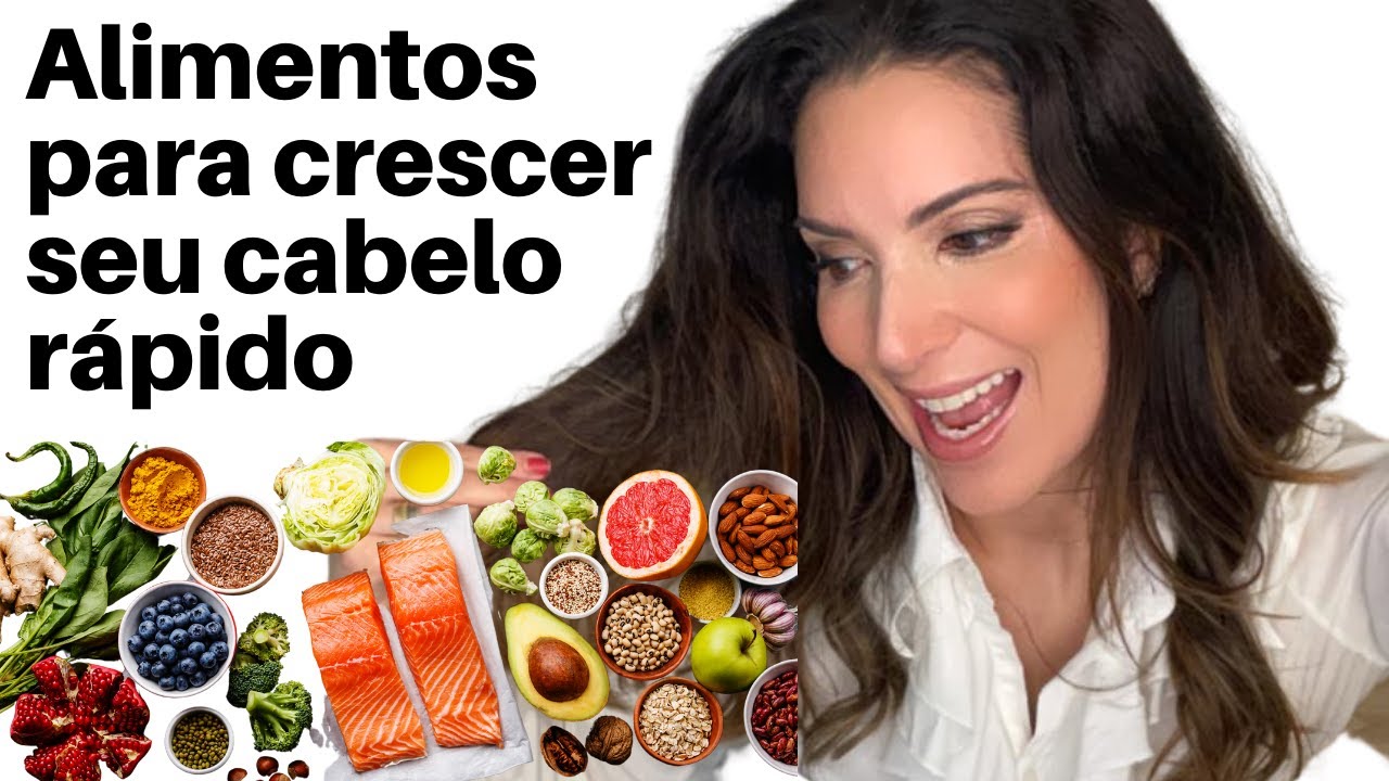 Faça seu CABELO CRESCER RÁPIDO com esses alimentos!
