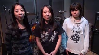 SHONEN KNIFE / 少年ナイフ In The Studio Recording their 19th Album:  "Adventure".