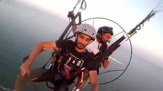 preview picture of video 'Paramotor Foot lonch Tandem Flight in Oman AL Sawadiطيران الشراعي المزدوج في عمان  السوادي'