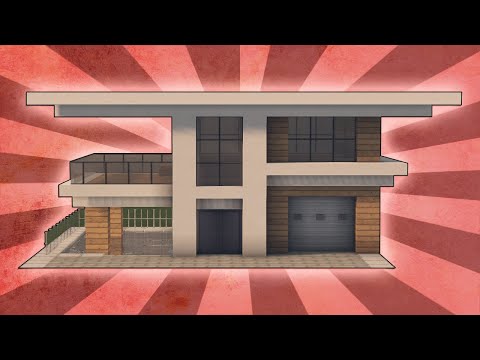 EPIC Minecraft Modern House Tutorial + Pool & Garage!!