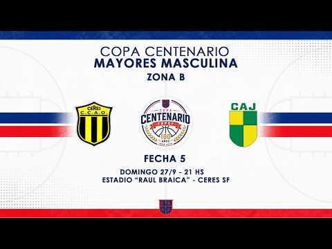COPA CENTENARIO MAYORES Masculino | FECHA 5 | CENTRAL ARG OLIMPICO CERES vs. JUVENTUD MALABRIGO