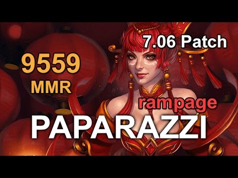 Paparazzi | Insane Attack speed and range  | 7.06 Full Game