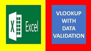 VLOOKUP with validation list | VLOOKUP with data validation | #ritikadeducation