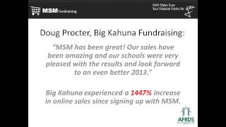 How to Grow Your Fundraising Sales Using the Internet - MSM Fundraising, LLC