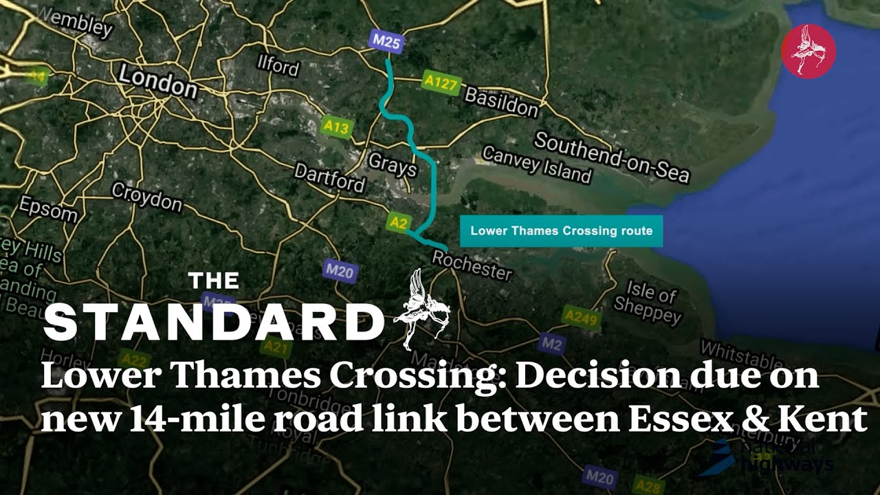 Lower Thames Crossing: Decision due on new 14-mile road link between Essex and Kent