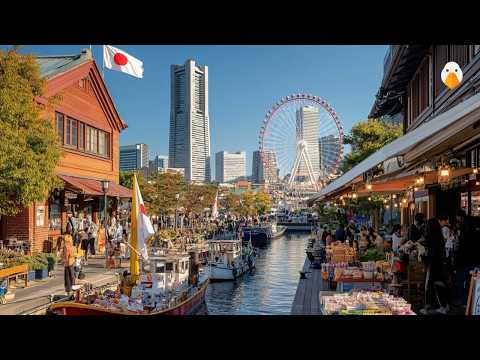 Yokohama, Japan🇯🇵 The Most Gorgeous Coastal City for Stunning Views (4K UHD)