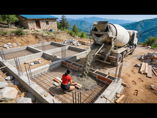 TIMELAPSE --  Builds Off-Grid Villa in the Mountains in 210 Days | from Start to Finish SDDEFAULT Thumbnail