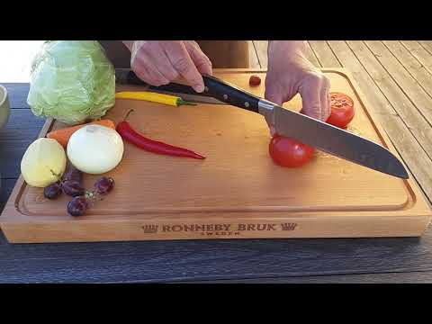 Ronneby Bruk kniv och skärbräda + en Kashima
