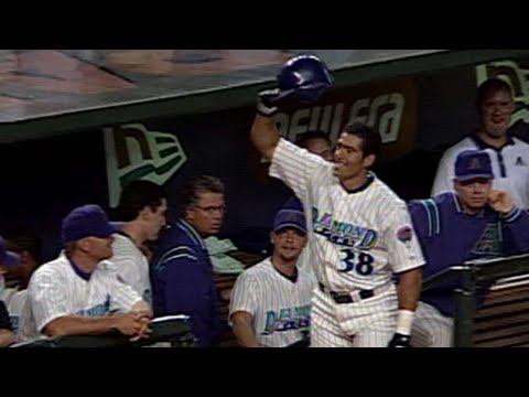 Alex Cabrera homers in his first MLB at-bat