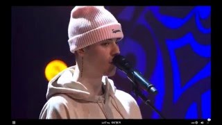 Justin Bieber performing ‘’Home To Mama&quot; Live at #PurposeInto - 07/12/2015