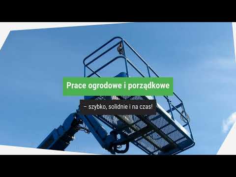Wynajem podnośnika koszowego - Sebastian Kaczyński - video