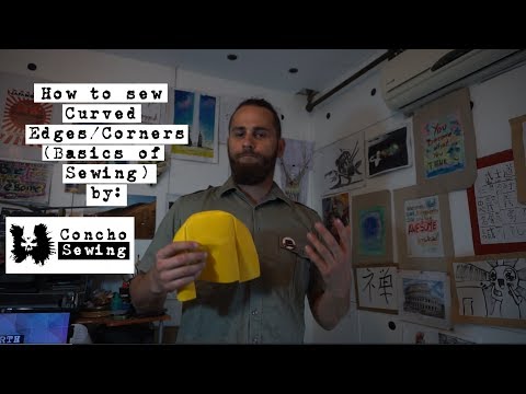 How to sew Curved Edges/Corners (2017)