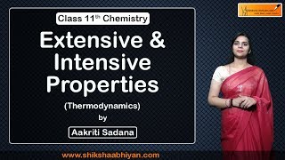 Extensive & Intensive Properties