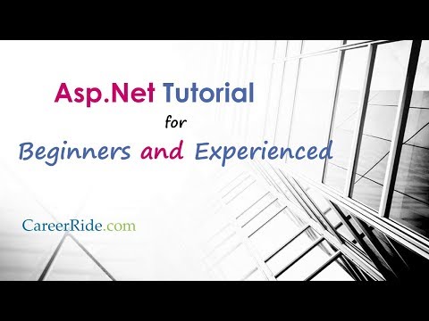 ASP.NET tutorial for beginners and experienced