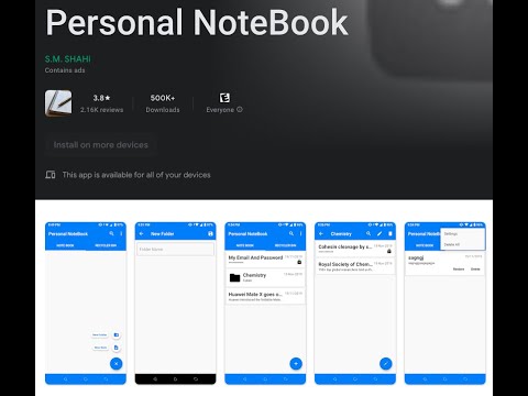 Personal NoteBook Video