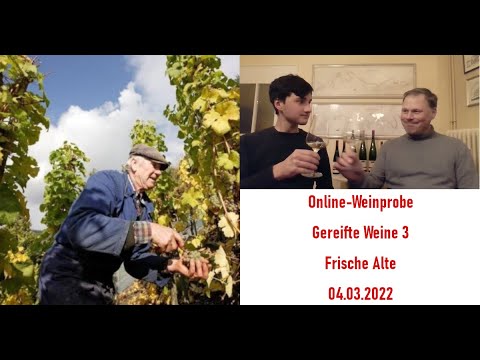 Online-Weinprobe - Gereifte Weine 3 "Frische Alte"