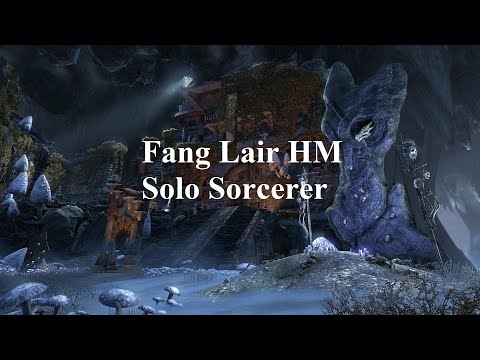 ESO Fang Lair HM Solo Last Boss | Magicka Sorcerer Flames of Ambition