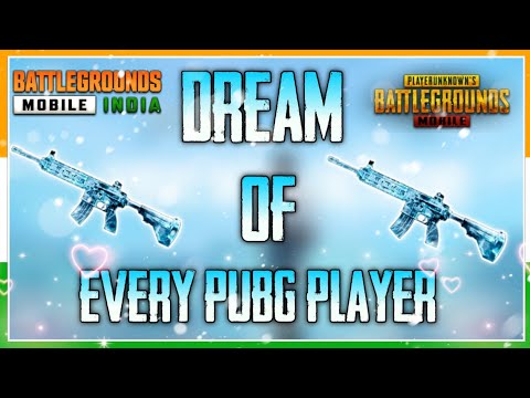 MY DREAM VIDEO | GLACIER UPGRADE LEVEL 1 TO LEVEL 7 |  PUBG M416 LEGENDARY GUN SKIN LIFE CYCLE