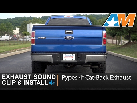 F150 3.5L EcoBoost Pypes 4” Cat-Back Exhaust Sound Clip & Install 2011-2014