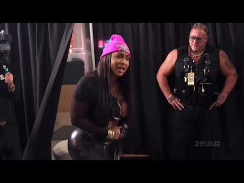 Sidney Starr Vs Rollie (Backstage) - Bad Vs Wild