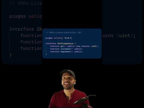 Interfaces in Solidity | Chainlink #shorts