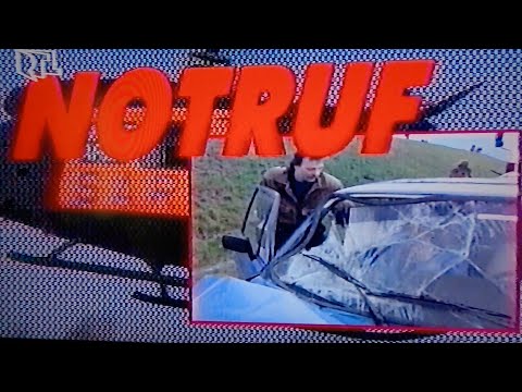 Feuerwehr und DRK Ahrweiler bei RTL Notruf 1992 - Verkehrsunfall auf der Autobahn A61 🚒🚑🚁🚓