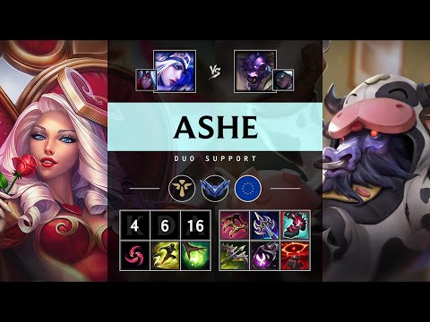 Ashe Support vs Alistar - EUW Diamond Patch 25.11