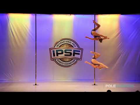 Doubles Therese Karmstrand & Therese Berge of Sweden - IPSF World Pole Sports Championships 2018