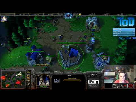 Warcraft III #361 - Knoffi Human vs Orc (Secret Valley)