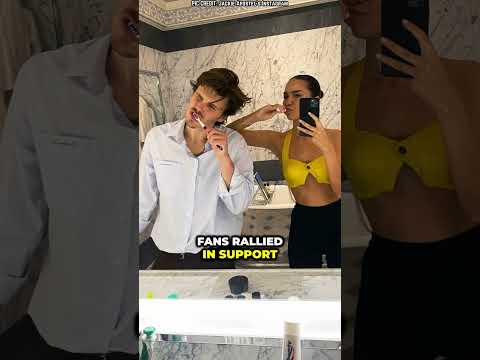 Cruz Beckham’s Girlfriend Jackie Apostel Slams Hater Calling Their 10-Year Age Gap ‘Weird.’ #shorts