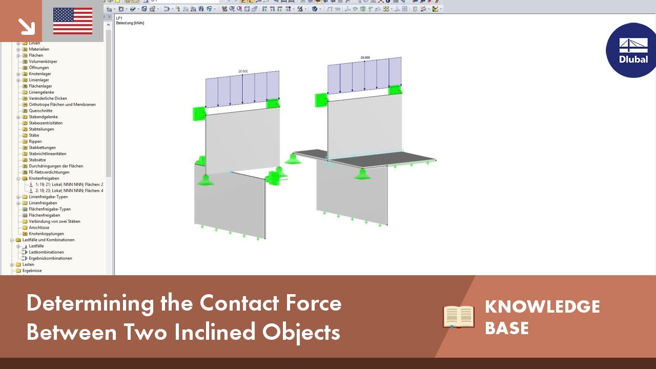 KB 001584 | Determining Contact Force Between Two Inclined Objects