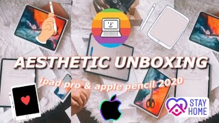 Latest iPad Pro 12.9inch & Pencil Unboxing ♡ *aesthetic*